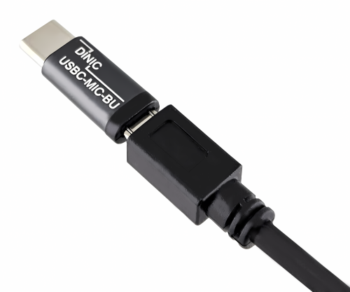 DINIC Adapter, USB C Stecker auf Micro Buchse, 3 Stück Alu, space grey